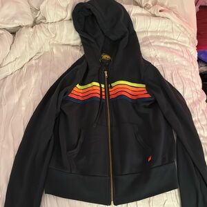 Aviator nation zip up sweatshirt